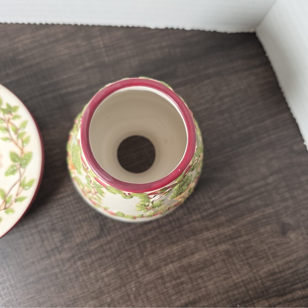 Yankee Candle Small Jar Topper & Plate Ivy - Picture 4 of 7
